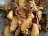 土豆炖鸡肉