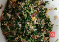 荠菜饺子的做法图解3