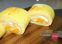 奶油水果蛋糕卷的做法图解16