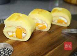 奶油水果蛋糕卷的做法图解15