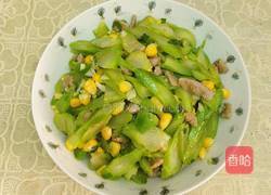 xo酱玉米粒炒菜心杆杆的做法图解10