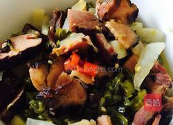 酸萝卜蒸腊肉的做法图解5