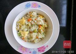 蔬菜蛋炒饭的做法图解8