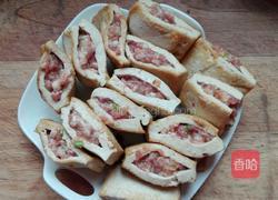 五香酿钱包豆腐的做法图解8