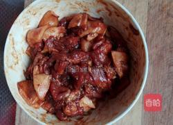 口蘑烧肉片的做法图解3