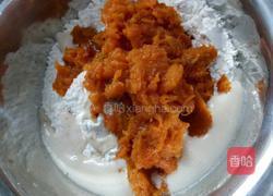 南瓜肉包子的做法图解3