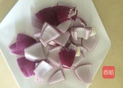 洋葱香菇炒鸡块。的做法图解4