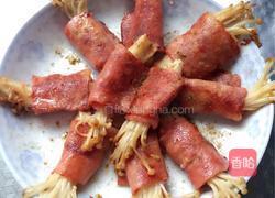椒盐培根金针菇的做法图解7