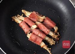 椒盐培根金针菇的做法图解6