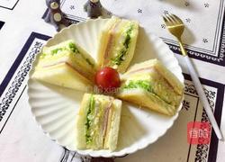 火腿芝士蛋三明治的做法图解13