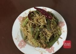 豆角焖面的做法图解6
