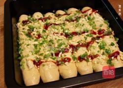 葱香肉松排包的做法图解14