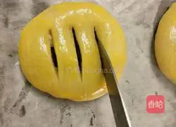 Illustration of how to make wife cake (bean paste version) 18