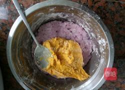 南瓜紫薯发糕的做法图解5