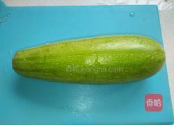 千层花（西葫芦版)的做法图解1