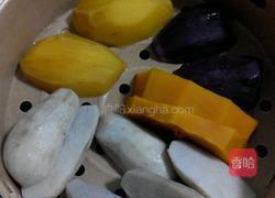 彩色芋汤圆 的做法图解1