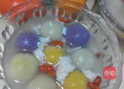 彩色芋汤圆 的做法图解10