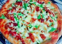 新奥尔良烤肉披萨的做法图解7