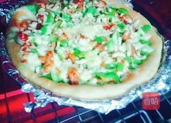 新奥尔良烤肉披萨的做法图解6