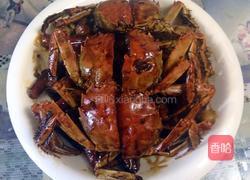 螃蟹炒年糕的做法图解5