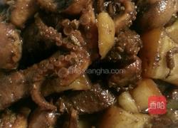 八爪鱼炖五花肉的做法图解8
