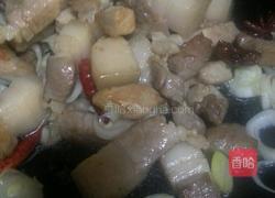 八爪鱼炖五花肉的做法图解4