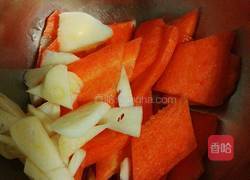 菜花炒肉的做法图解2