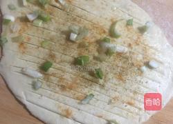 葱花椒盐盘丝饼的做法图解4