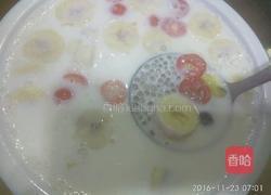 牛奶西米水果露的做法图解4