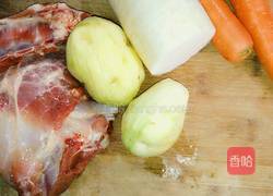 萝卜清炖羊肉的做法图解1