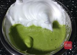 菠菜戚风蛋糕的做法图解6