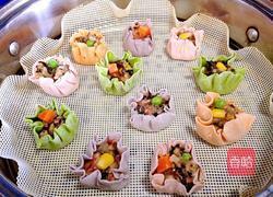 五彩三鲜烧麦的做法图解14