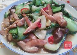 香菇扒油菜的做法图解10