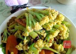 炒有机菜花的做法图解8