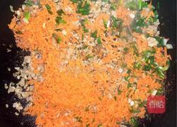 肉馅胡萝卜花卷的做法图解5