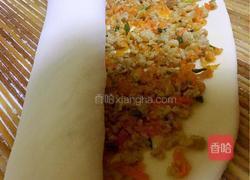 肉馅胡萝卜花卷的做法图解8