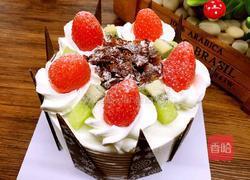 巧克力水果蛋糕的做法图解10