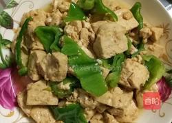 豆腐炒青椒的做法图解6
