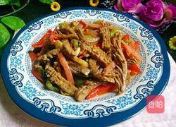 泡菜炒腰花的做法图解15