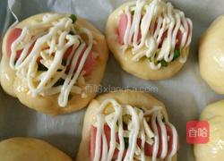 葱香芝士火腿面包的做法图解11