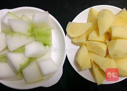 土豆冬瓜炖鸭的做法图解2