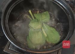 青菜蛋黄米糊的做法图解3