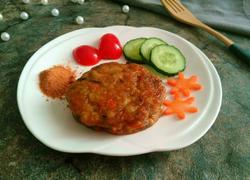 黑胡椒胡萝卜猪肉饼