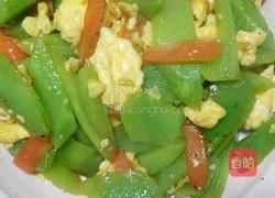 莴苣炒鸡蛋的做法图解5