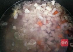 红豆莲藕紫薯杂粮粥的做法图解3