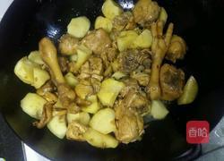 土豆炒鸡肉的做法图解3
