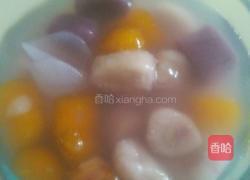 彩色芋圆的做法图解15