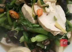 香菇豆腐炖青菜的做法图解5