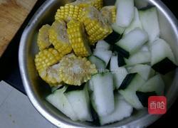排骨冬瓜玉米汤的做法图解2
