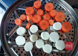 红萝卜山药泥的做法图解1